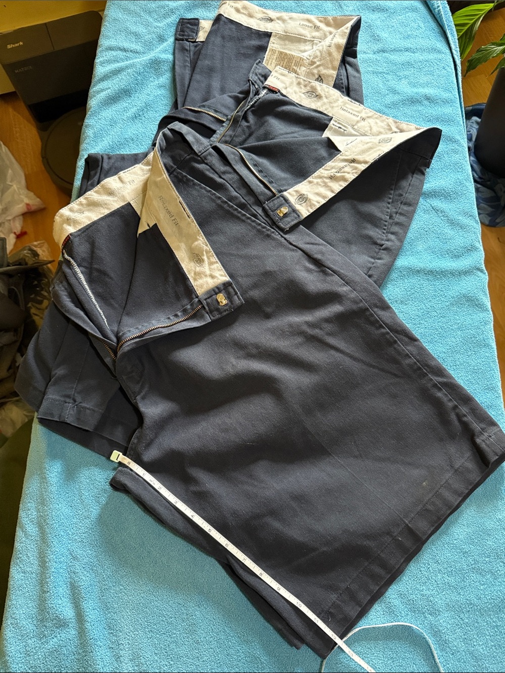 Dickies Men's Flat Front Work Shorts in Navy Blue